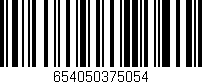 Código de barras (EAN, GTIN, SKU, ISBN): '654050375054'