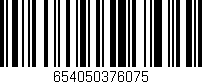 Código de barras (EAN, GTIN, SKU, ISBN): '654050376075'