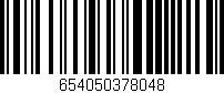 Código de barras (EAN, GTIN, SKU, ISBN): '654050378048'