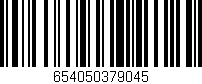 Código de barras (EAN, GTIN, SKU, ISBN): '654050379045'