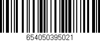 Código de barras (EAN, GTIN, SKU, ISBN): '654050395021'
