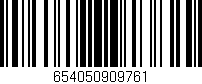 Código de barras (EAN, GTIN, SKU, ISBN): '654050909761'