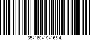 Código de barras (EAN, GTIN, SKU, ISBN): '6541684194165.4.'