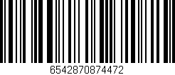 Código de barras (EAN, GTIN, SKU, ISBN): '6542870874472'