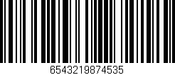 Código de barras (EAN, GTIN, SKU, ISBN): '6543219874535'