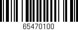 Código de barras (EAN, GTIN, SKU, ISBN): '65470100'