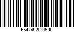 Código de barras (EAN, GTIN, SKU, ISBN): '6547492038530'