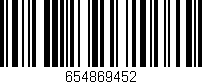 Código de barras (EAN, GTIN, SKU, ISBN): '654869452'