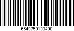 Código de barras (EAN, GTIN, SKU, ISBN): '6549758133430'