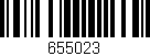 Código de barras (EAN, GTIN, SKU, ISBN): '655023'