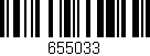 Código de barras (EAN, GTIN, SKU, ISBN): '655033'