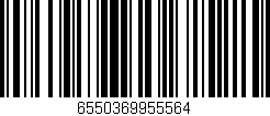 Código de barras (EAN, GTIN, SKU, ISBN): '6550369955564'