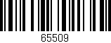 Código de barras (EAN, GTIN, SKU, ISBN): '65509'