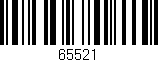 Código de barras (EAN, GTIN, SKU, ISBN): '65521'