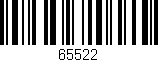 Código de barras (EAN, GTIN, SKU, ISBN): '65522'
