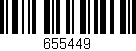 Código de barras (EAN, GTIN, SKU, ISBN): '655449'