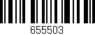 Código de barras (EAN, GTIN, SKU, ISBN): '655503'