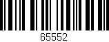 Código de barras (EAN, GTIN, SKU, ISBN): '65552'