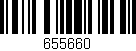 Código de barras (EAN, GTIN, SKU, ISBN): '655660'