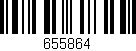 Código de barras (EAN, GTIN, SKU, ISBN): '655864'
