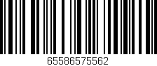 Código de barras (EAN, GTIN, SKU, ISBN): '65586575562'