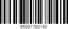 Código de barras (EAN, GTIN, SKU, ISBN): '65587780140'