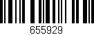Código de barras (EAN, GTIN, SKU, ISBN): '655929'