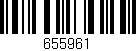 Código de barras (EAN, GTIN, SKU, ISBN): '655961'