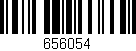 Código de barras (EAN, GTIN, SKU, ISBN): '656054'