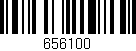 Código de barras (EAN, GTIN, SKU, ISBN): '656100'