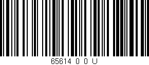 Código de barras (EAN, GTIN, SKU, ISBN): '65614_0_0_U'