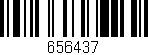 Código de barras (EAN, GTIN, SKU, ISBN): '656437'