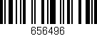 Código de barras (EAN, GTIN, SKU, ISBN): '656496'