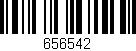 Código de barras (EAN, GTIN, SKU, ISBN): '656542'