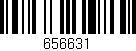 Código de barras (EAN, GTIN, SKU, ISBN): '656631'