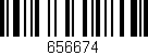 Código de barras (EAN, GTIN, SKU, ISBN): '656674'