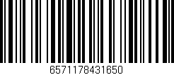 Código de barras (EAN, GTIN, SKU, ISBN): '6571178431650'
