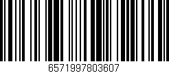 Código de barras (EAN, GTIN, SKU, ISBN): '6571997803607'