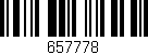 Código de barras (EAN, GTIN, SKU, ISBN): '657778'