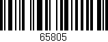 Código de barras (EAN, GTIN, SKU, ISBN): '65805'