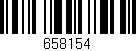 Código de barras (EAN, GTIN, SKU, ISBN): '658154'