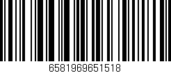 Código de barras (EAN, GTIN, SKU, ISBN): '6581969651518'