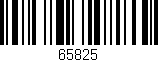 Código de barras (EAN, GTIN, SKU, ISBN): '65825'