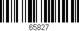Código de barras (EAN, GTIN, SKU, ISBN): '65827'