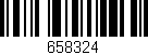 Código de barras (EAN, GTIN, SKU, ISBN): '658324'