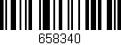Código de barras (EAN, GTIN, SKU, ISBN): '658340'