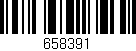 Código de barras (EAN, GTIN, SKU, ISBN): '658391'