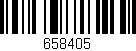 Código de barras (EAN, GTIN, SKU, ISBN): '658405'