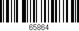 Código de barras (EAN, GTIN, SKU, ISBN): '65864'