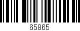 Código de barras (EAN, GTIN, SKU, ISBN): '65865'